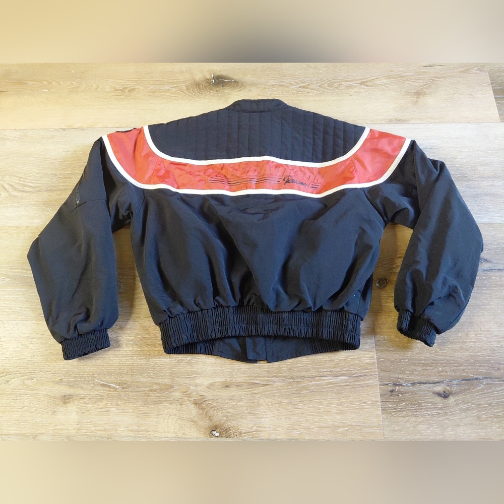 Harley-Davidson Black and Orange Jacket Boy Sz L - Picture 2 of 13